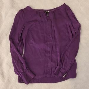 White House Black Market Silk Blouse